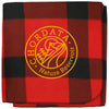 Bullet Red/Black Buffalo Plaid Fleece Blanket