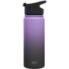 Simple Modern Violet Sky Summit Water Bottle with Flip Lid - 18oz