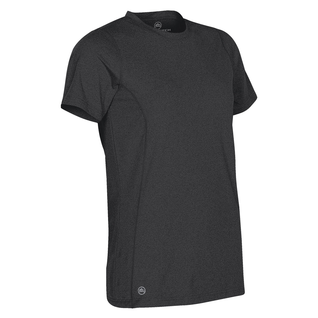 Stormtech Women's Carbon Melange Lotus H2X-Dry Short Sleeve Performance Tee
