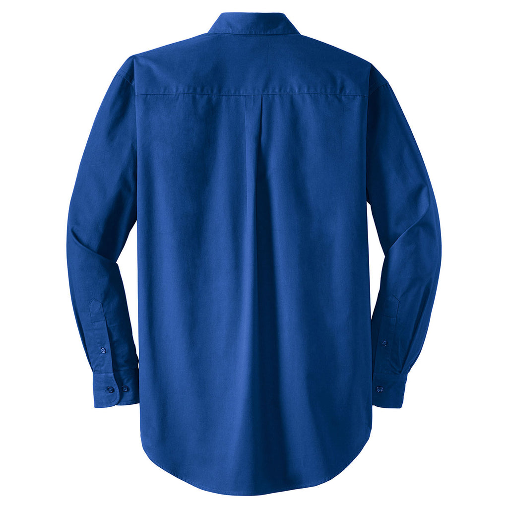 CornerStone Men's Royal Long Sleeve SuperPro Twill Shirt