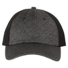 Sportsman Heather Dark Grey/Black Quilted Cap