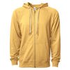 Independent Trading Co. Unisex Harvest Gold Icon Lightweight Loopback Terry Zip Hood