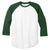 Sport-Tek Men's White/Forest Green PosiCharge Baseball Jersey