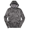 Sport-Tek Men's Dark Smoke Grey Sport-Wick CamoHex Fleece Hooded Pullover