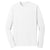 Sport-Tek Men's White PosiCharge RacerMesh Long Sleeve Tee