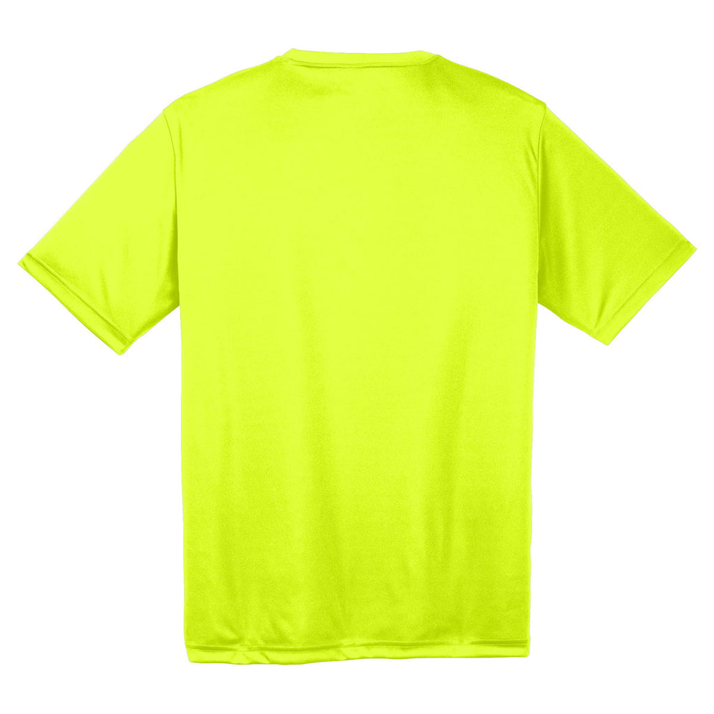 Sport-Tek Men's Neon Yellow PosiCharge Competitor Tee