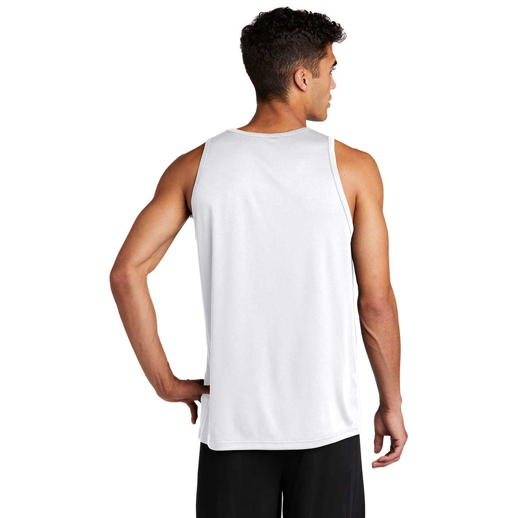 Sport-Tek Men's White PosiCharge Competitor Tank