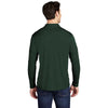 Sport-Tek Men's Forest Green Posi-UV Pro Long Sleeve Polo