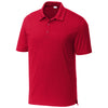 Sport-Tek Men's Deep Red PosiCharge Strive Polo