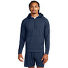 Sport-Tek Men's True Navy Sport-Wick Stretch 1/2-Zip Hoodie