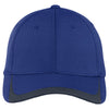 Sport-Tek True Royal/Graphite Pique Colorblock Cap