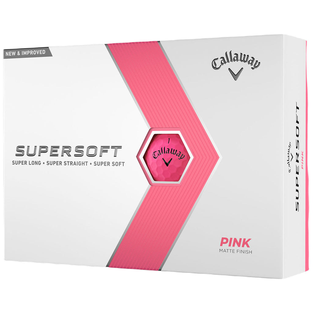 Callaway Matte Pink Supersoft Golf Ball