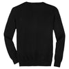 Port Authority Men's Black Value V-Neck Cardigan Sweater with Pockets