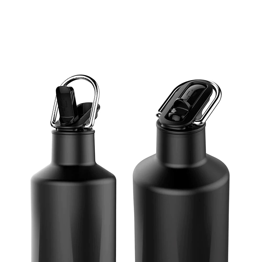 Brumate Matte Black Rehydration Mini 16oz Water Bottle