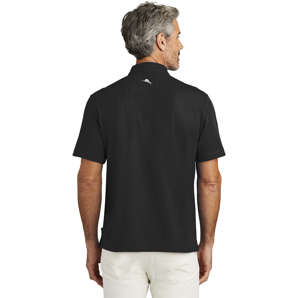 Tommy Bahama Men's Black 5 O’Clock Polo