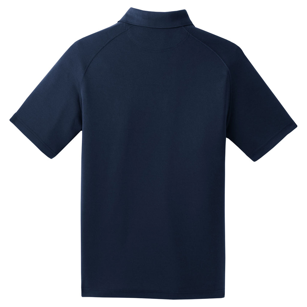 Sport-Tek Men's True Navy Dry Zone Raglan Polo