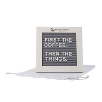 SnugZ Light Grey Cipher Wood Frame with Plastic Letter Board