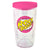 Tervis Neon Pink 16 oz Tumbler with Lid