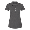 Tommy Hilfiger Women's Charcoal Heather Classic Fit Ivy Pique Sport Shirt