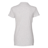 Tommy Hilfiger Women's Light Grey Heather Classic Fit Ivy Pique Sport Shirt