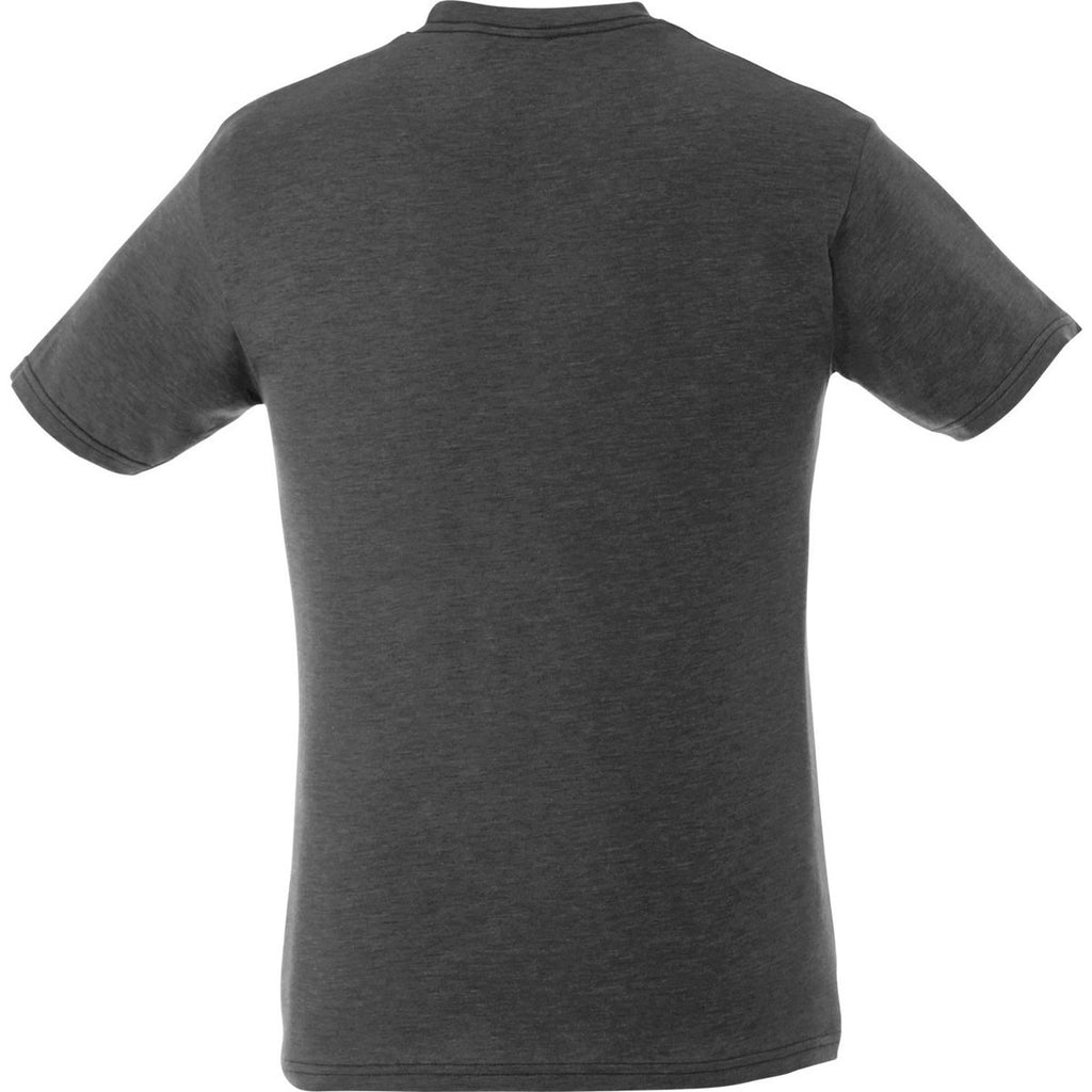 Elevate Men's Heather Dark Charcoal Bodie Short Sleeve T-Shirt