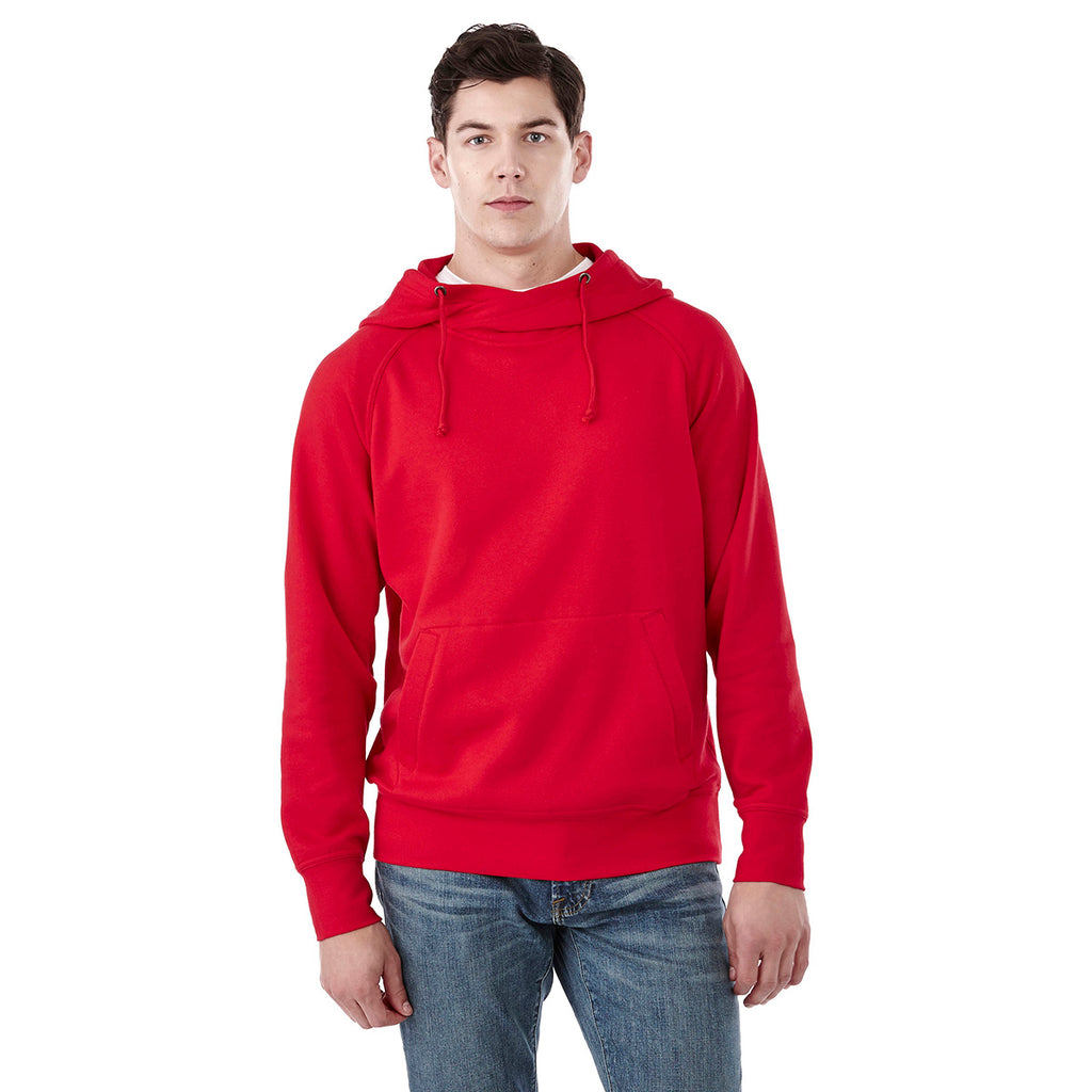 Elevate Men's Team Red Dayton Fleece Hoody