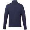 Elevate Men's Vintage Navy Rigi Eco Knit Quarter Zip