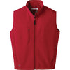 Elevate Men's Vintage Red Innis Bonded Fleece Vest