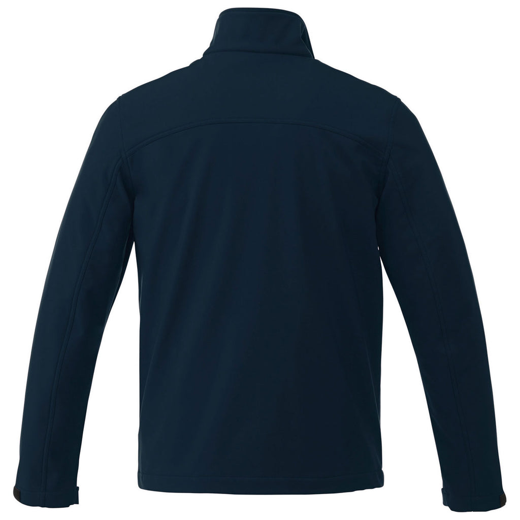 Elevate Men's Navy Maxson Softshell Jacket Tall