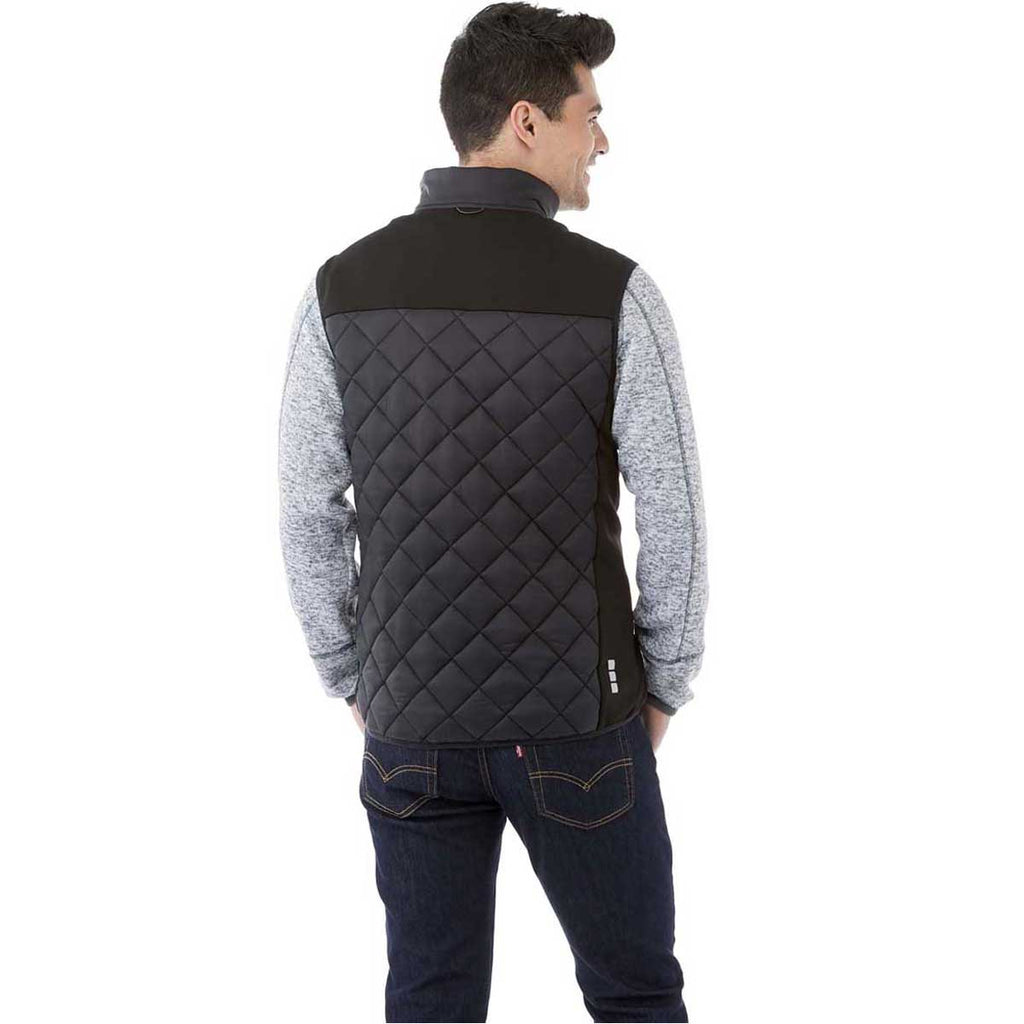 Elevate Men's Black/Black Shefford Heat Panel Vest