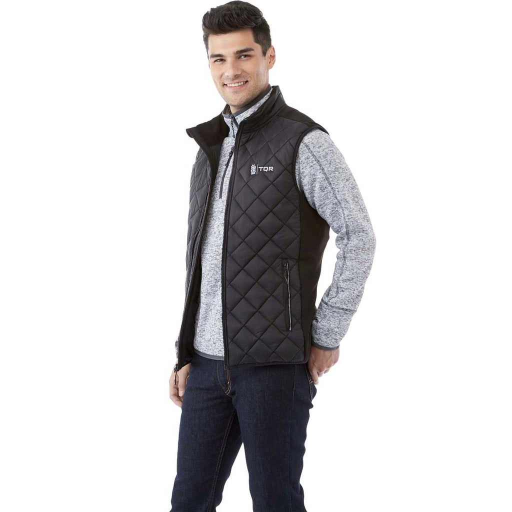 Elevate Men's Black/Black Shefford Heat Panel Vest