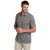 TravisMathew Men's Quiet Shade Grey Heather Coto Performance Polo