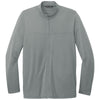 TravisMathew Men's Quiet Shade Grey Newport Full-Zip Fleece