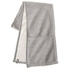 Elevate Heather Grey Parallel Knit Scarf