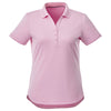 Elevate Women's Pink Zircon Otis Short Sleeve Polo