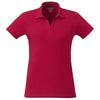 Trimark Women's Vintage Red Somoto Eco Short Sleeve Polo