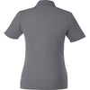 Elevate Women's Steel Grey Dade Short Sleeve Polo