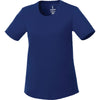 Elevate Women's Navy Omi Short Sleeve Tech T-Shirt