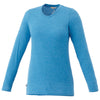 Elevate Women's Olympic Blue Heather Holt Long Sleeve Tee