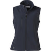 Elevate Women's Navy Innis Bonded Fleece Vest