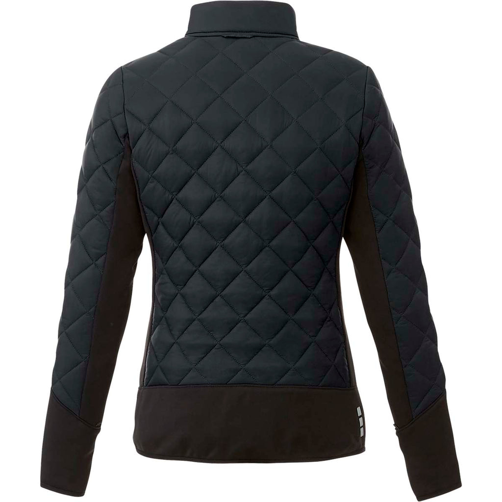 Elevate Women's Black/Black Rougemont Hybrid Insulated Jacket