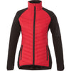 Elevate Women's Team Red/Black Banff Hybrid Insulated Jacket