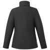 Trimark Women's Black Kyes Eco Packable Insulated Jacket