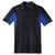 Sport-Tek Men's Black/ True Royal Tall Side Blocked Micropique Sport-Wick Polo