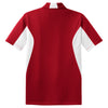 Sport-Tek Men's True Red/ White Tall Side Blocked Micropique Sport-Wick Polo