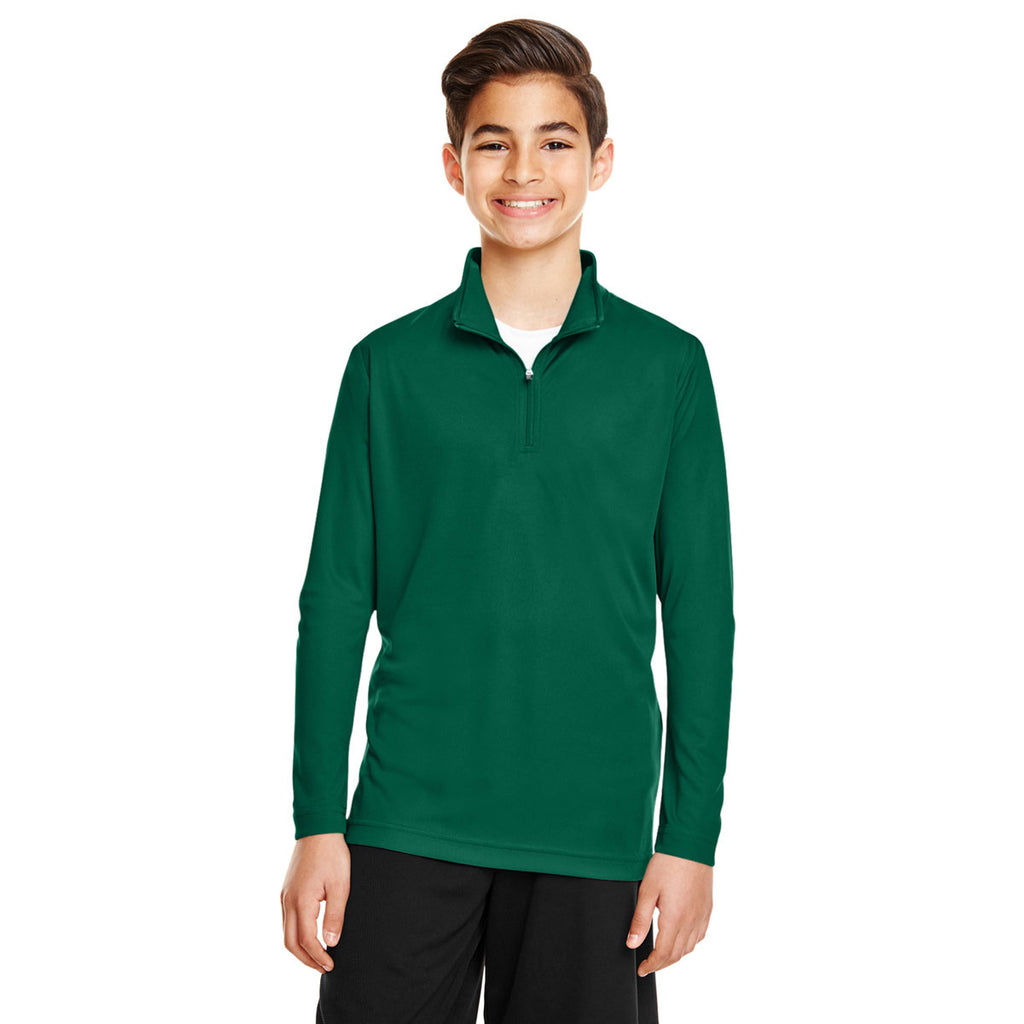 Team 365 Youth Sport Forest Zone Performance Quarter Zip