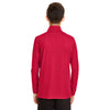 Team 365 Youth Sport Red Zone Performance Quarter Zip