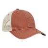 Pacific Headwear Red/Tan Vintage Trucker Mesh Cap