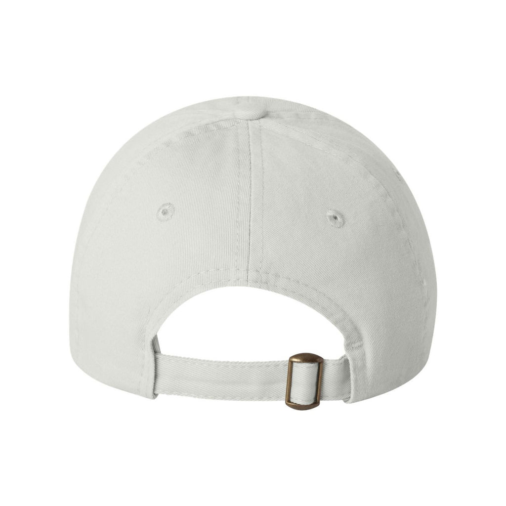 Valucap White Small Fit Bio-Washed Unstructured Cap