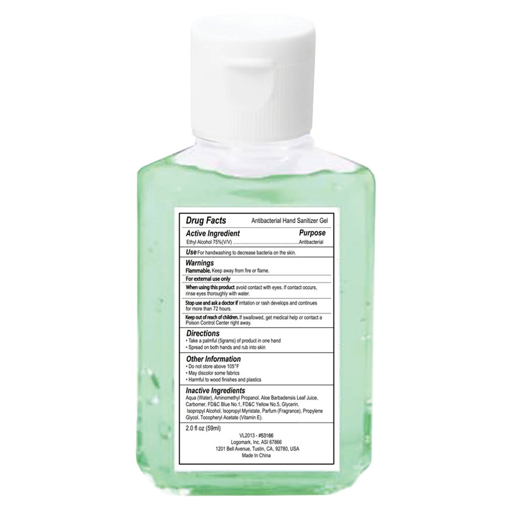 Logomark Clear Aloe I 2oz Hand Sanitizer